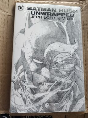 DC Batman Hush Unwrapped Art Print - Black & White
